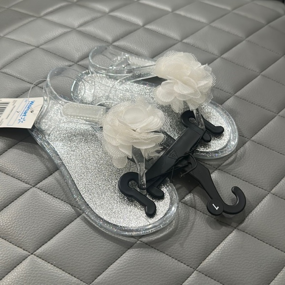 Toddler girl clear sandal